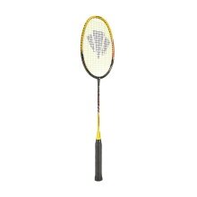 Carlton Badmintonschläger Elite 9000Z 93g/Freizeit gelb/schwarz - besaitet -