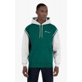 Champion Kapuzenpullover (Baumwoll-Hoodie) kontrastfarben mit kleinem Logo grün Herren