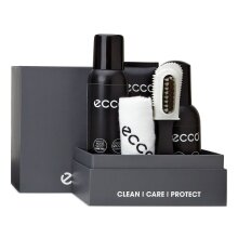ECCO Schuhpflege-Set (1x Foam Cleaner, 1x Smooth Leather Care Cream, 1x Repelspray, 1x Multi Brush)