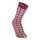 ECCO Strümpfe Ankle Cut Vibe (aus Polyamid, moderner Look) rot/pink Damen - 1 Paar