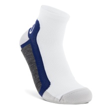 ECCO Sportsocken Ankle Cut Tech Sporty (leichtes Material) weiss/blau Herren - 1 Paar