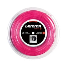 Gamma Tennissaite Moto (Haltbarkeit+Spin) pink 100m Rolle