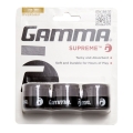 Gamma Overgrip Supreme (langlebig, hervorragende Griffigkeit + Saugfähigkeit) 0.6mm grau - 3 Stück