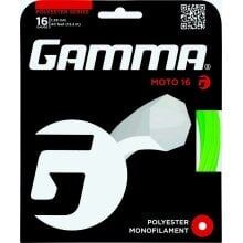 Besaitung mit Tennissaite Gamma Moto (Haltbarkeit+Spin) limette