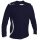 GECO Sport-Langarmshirt Levante (100% Polyester) dunkelblau/weiss Herren