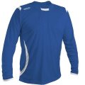 GECO Sport-Langarmshirt Levante (100% Polyester) blau/weiss Herren