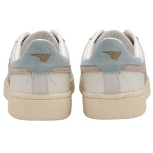 Gola Sneaker Falcon Leder weiss/blossom/hellblau Damen