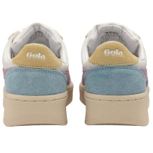 Gola Sneaker Grandslam Trident weiss/violett/gelb Damen
