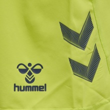 hummel Sporthose Short hmlLEAD Training kurz (ultra-dehnbares Gewebe, mittlere Länge) limegrün Herren