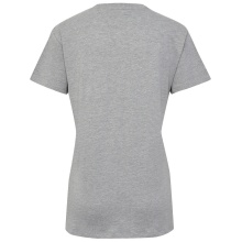 hummel Sport/Freizeit-Shirt hmlGO 2.0 (Bio-Baumwolle, klassisch Design) Kurzarm grau Damen