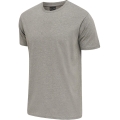 hummel Freizeit-Tshirt hmlRED Basic (Baumwolle) Kurzarm grau Herren
