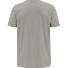 hummel Freizeit-Tshirt hmlRED Basic (Baumwolle) Kurzarm grau Herren