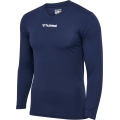 hummel Funktionsunterwäsche Langarmshirt hmlBL Essential Tee marineblau Herren
