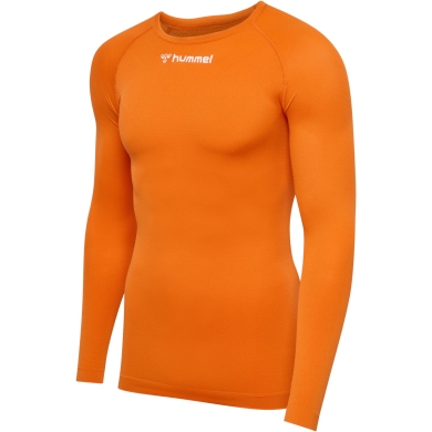 hummel Funktionsunterwäsche Langarmshirt hmlBL Comfort 2.0 Tee orange Herren