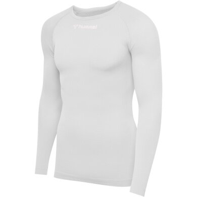 hummel Funktionsunterwäsche Langarmshirt hmlBL Comfort 2.0 Tee weiss Herren