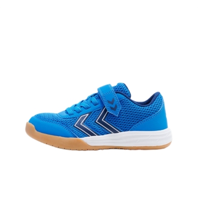 hummel Hallen-Indoorschuhe Multiplay Flex VC (Klettverschluss) blau/weiss Kinder