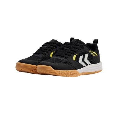 hummel Hallen-Indoorschuhe PIII Power Plaz Pro LC schwarz/weiss/gelb Kinder