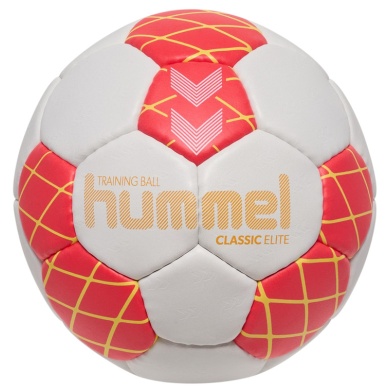 hummel Handball hmlClassic Elite HB (Größe 1) weiss/rot/gelb - 1 Stück