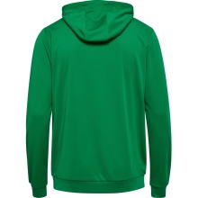 hummel Sport-Kapuzenjacke hmlAUTHENTIC PL Zip Hoodie (100% rec. Polyester) grün Herren