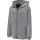 hummel Sport-Kapuzenjacke hmlCORE XK Poly Zip Hood Sweat (Polyester-Sweatstoff) mit Kapuze grau Kinder