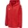 hummel Sport-Kapuzenjacke hmlCORE XK Poly Zip Hood Sweat (Polyester-Sweatstoff) mit Kapuze rot Kinder