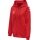 hummel Sport-Kapuzenjacke hmlCORE XK Poly Zip Hood Sweat (Polyester-Sweatstoff) mit Kapuze rot Damen