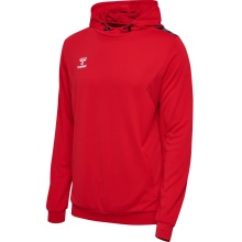 hummel Sport-Kapuzenpullover hmlAUTHENTIC PL Hoodie (mit Reißverschlusstaschen) rot Herren
