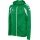 hummel Kapuzenpullover hmlCORE 2.0 Full-Zip Hoodie (100% rec. Polyester) grün/weiss Herren
