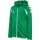 hummel Kapuzenpullover hmlCORE 2.0 Full-Zip Hoodie (100% rec. Polyester) grün/weiss Kinder