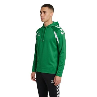 hummel Kapuzenpullover hmlCORE 2.0 Hoodie (100% rec. Polyester) grün Herren