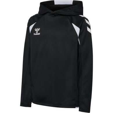 hummel Kapuzenpullover hmlCORE 2.0 Hoodie (100% rec. Polyester) schwarz/weiss Kinder