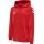 hummel Sport-Kapuzenpullover hmlCORE XK Poly Sweat Hoodie (Polyester-Sweatstoff) mit Kapuze rot Kinder