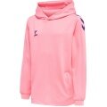 hummel Sport-Kapuzenpullover hmlCORE XK Poly Sweat Hoodie (Polyester-Sweatstoff) mit Kapuze pink Kinder