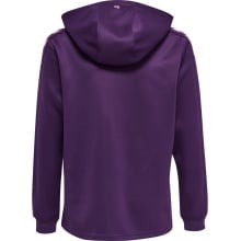 hummel Sport-Kapuzenpullover hmlCORE XK Poly Sweat Hoodie (Polyester-Sweatstoff) mit Kapuze violett Kinder