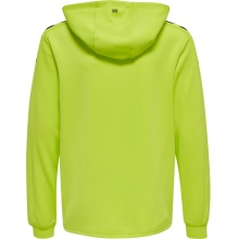 hummel Sport-Kapuzenpullover hmlCORE XK Poly Sweat Hoodie (Polyester-Sweatstoff) mit Kapuze limegrün Kinder