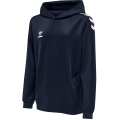 hummel Sport-Kapuzenpullover hmlCORE XK Poly Sweat Hoodie (Polyester-Sweatstoff) mit Kapuze marineblau Kinder
