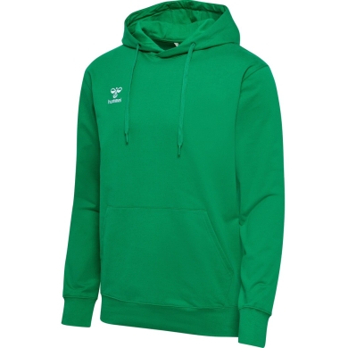 hummel Kapuzenpullover hmlGO 2.0 Hoodie (Bio-Baumwolle) grün Herren