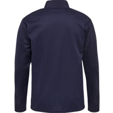 hummel Sport-Langarmshirt hmlAUTHENTIC Half-Zip Sweatshirt (gestricktem Polyester) marineblau Kinder