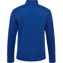 hummel Sport-Langarmshirt hmlAUTHENTIC Half-Zip Sweatshirt (gestricktem Polyester) dunkelblau Kinder