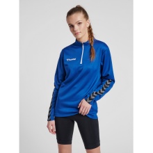 hummel Sport-Langarmshirt hmlAUTHENTIC Half-Zip Sweatshirt (gestricktem Polyester) dunkelblau Damen