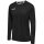 hummel Sport-Langarmshirt hmlAUTHENTIC Poly Jersey (leichter Jerseystoff) schwarz/weiss Herren