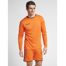 hummel Sport-Langarmshirt hmlAUTHENTIC Poly Jersey (leichter Jerseystoff) orange Herren