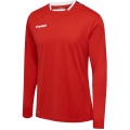 hummel Sport-Langarmshirt hmlAUTHENTIC Poly Jersey (leichter Jerseystoff) rot Kinder