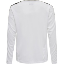 hummel Sport-Langarmshirt hmlAUTHENTIC Poly Jersey (leichter Jerseystoff) weiss Kinder
