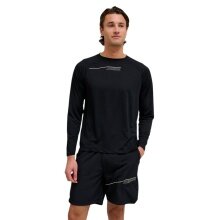 hummel Langarmshirt hmlCOURT Light Weight (atmungsaktiv, schnelltrocknend) schwarz/grau Herren