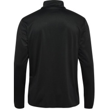 hummel Sport-Langarmshirt hmlESSENTIAL Half-Zip (angenehmes Tragegefühl) schwarz Herren