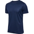 hummel Lauf-Shirt hmlRUN Jersey (atmungsaktiv, optimale Bewegungsfreiheit) navyblau Herren