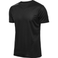 hummel Lauf-Shirt hmlRUN Jersey (atmungsaktiv, optimale Bewegungsfreiheit) schwarz Herren