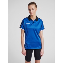 hummel Sport-Polo hmlAUTHENTIC Functional (weicher Jerseystoff) Kurzarm dunkelblau Damen