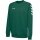 hummel Pullover Basic hmlGO Cotton Sweatshirt (Baumwolle) dunkelgrün Kinder